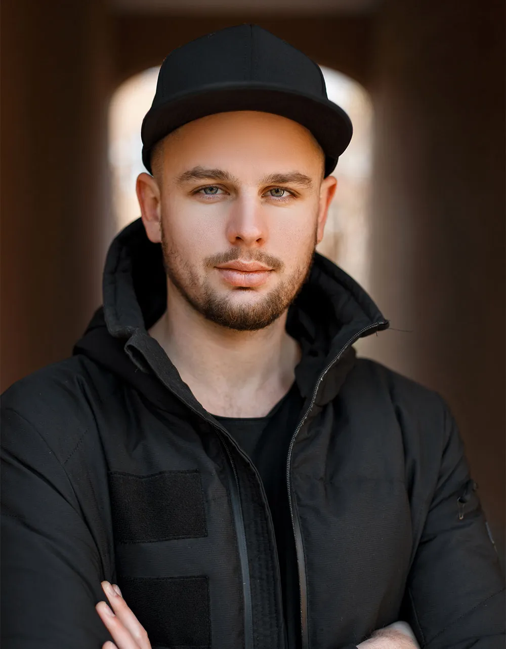 Close up portrait of Lucas Rivera