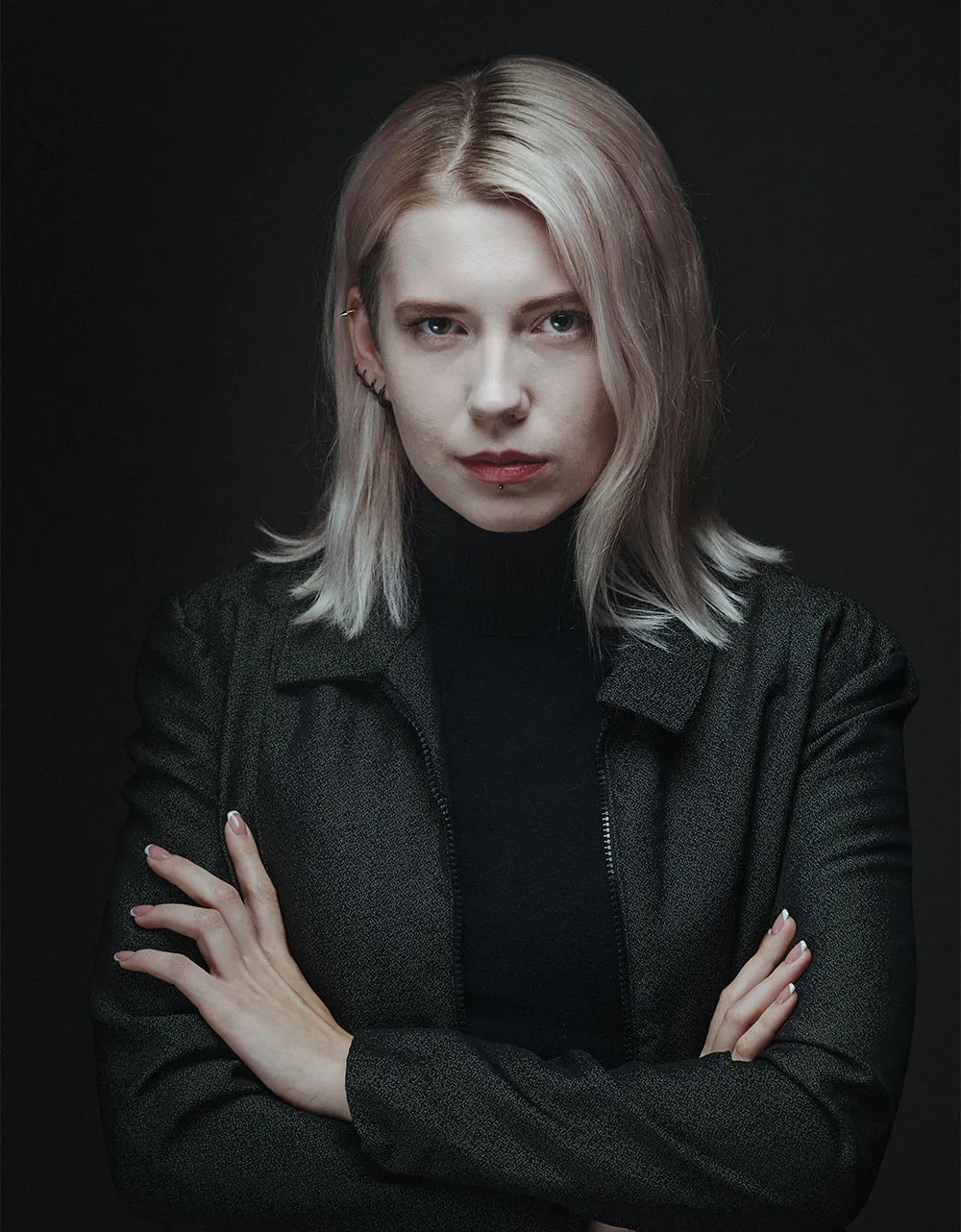 Close up portrait of Ava Mitchell