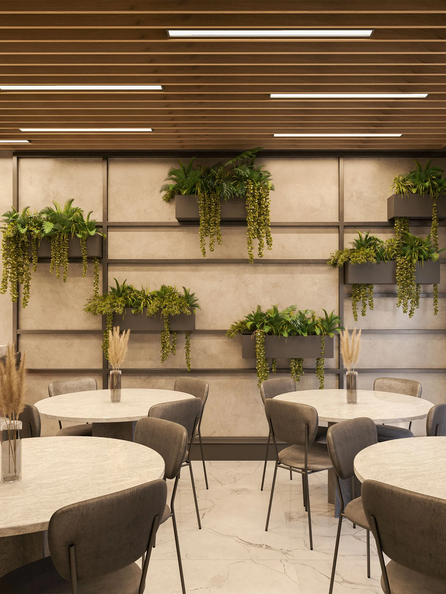 Luxurious convention event room with planned designed furniture