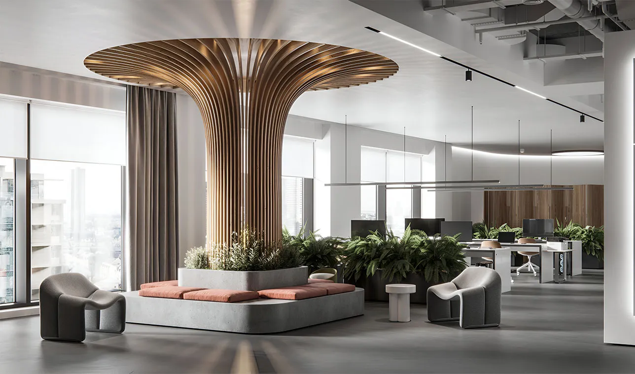 Creative office open space