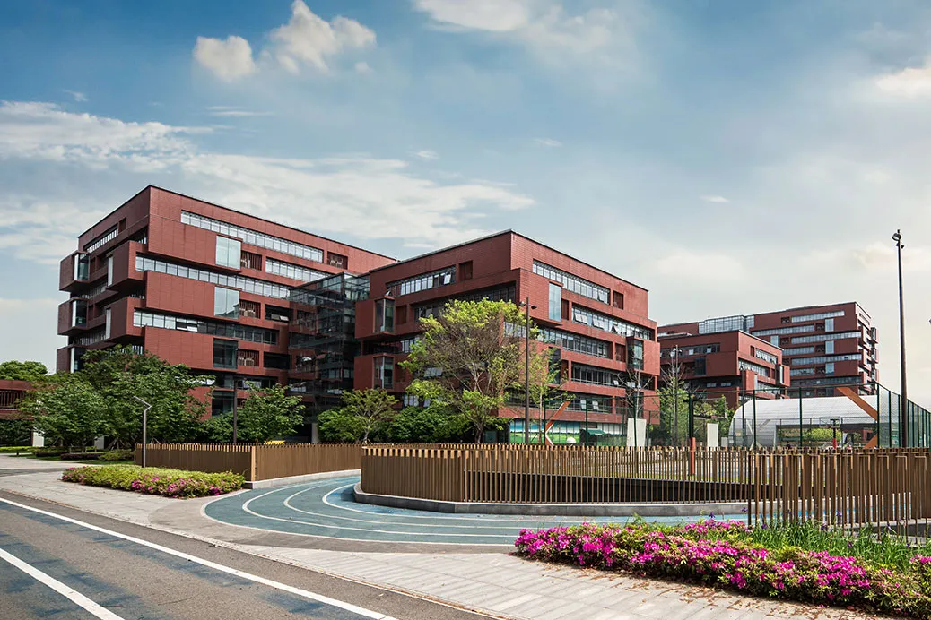 Modern residential apartment complex