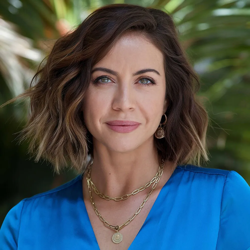 Close up portrait of Ava Collins