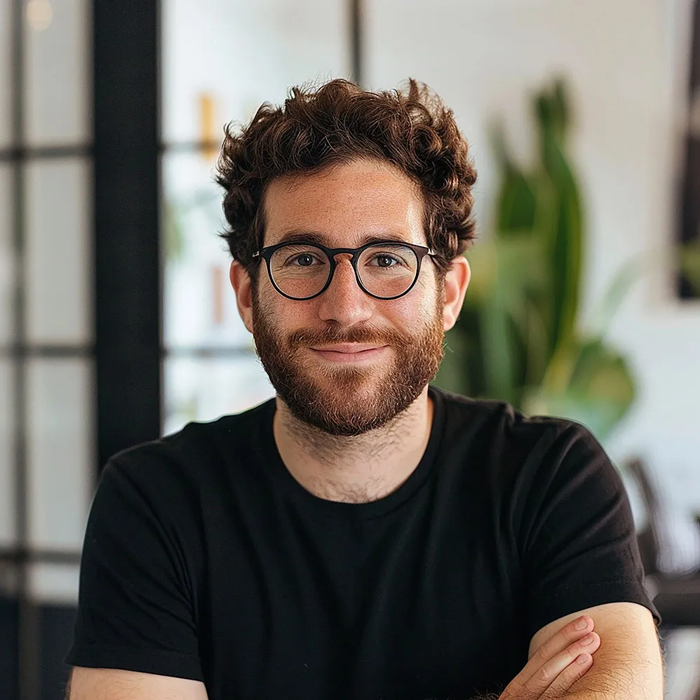 Close up portrait of Ethan Brooks